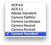 cameraprofielen
