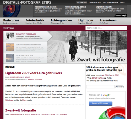 DigitaleFotografieTips.nl vernieuwd